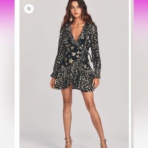 LoveShackFancy Findlay Wrap Dress Size 6